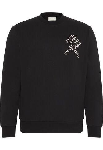 Buzo Negro Con Logo Gráfico Calvin Klein Calvin Klein