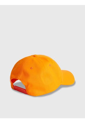 Gorra De Algodón Orgánico Con Logo Hombre Naranja Calvin Klein