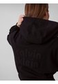 Buzo Negro Cropped De Punto Milano Calvin Klein de Calvin Klein
