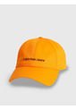 Gorra De Algodón Orgánico Con Logo Hombre Naranja Calvin Klein de Calvin Klein