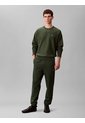 Jogger Verde De Felpa Con Monograma Calvin Klein de Calvin Klein