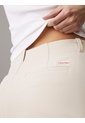 Pantalón Gris Recto De Crepé Plisado Calvin Klein de Calvin Klein