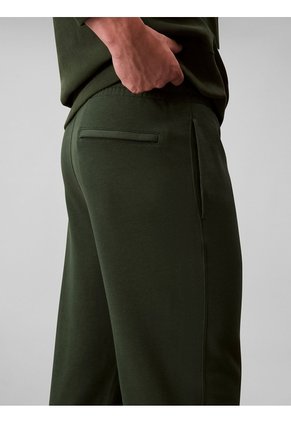 Jogger Verde De Felpa Con Monograma Calvin Klein