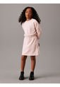 Vestido Rosado Estilo Saco Con Logo Para Niña Calvin Klein de Calvin Klein