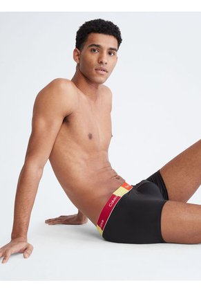 Boxer Negro Low Rise Trunk En Microfibra Calvin Klein