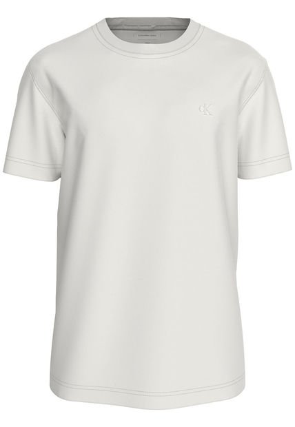 Camiseta Blanca Con Logotipo En La Espalda Calvin Klein
