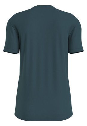 Camiseta Slim Con Logo Hombre Azul Calvin Klein