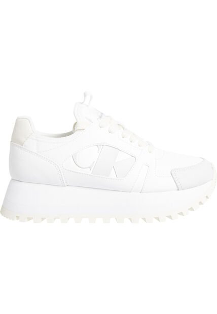 Tenis Blanco Runner De Plataforma Calvin Klein