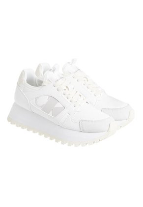 Tenis Blanco Runner De Plataforma Calvin Klein