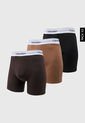Bóxer x3 Negro-Café-Marrón Calvin Klein de Calvin Klein