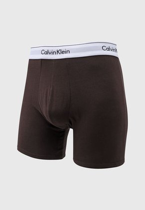 Bóxer x3 Negro-Café-Marrón Calvin Klein