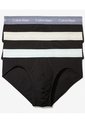 Pack Negros De 3 Calzoncillos En Algodón Calvin Klein de Calvin Klein