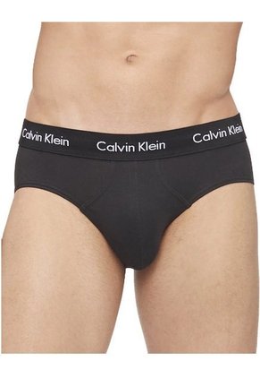 Pack De 3 Hip Brief Negros - Cotton Stretch Calvin Klein
