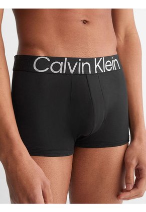 Bóxer Negro En Microfibra Low Rise Trunk Calvin Klein