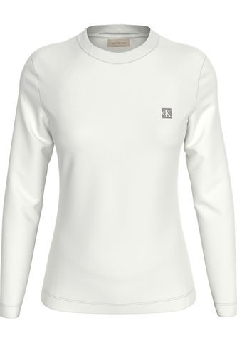 Camiseta Blanca Regular Manga Larga Calvin Klein Calvin Klein