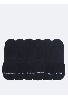 Pack Negro De 6 Medias Flat Knit Ghost Calvin Klein