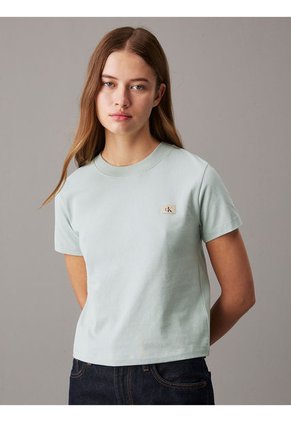 Camiseta Multicolor Con Monograma E Insignia Calvin Klein