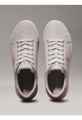 Tenis Rosado De Plataforma De Cuero Calvin Klein