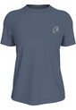 Camiseta Azul Con Logo Bordado Calvin Klein de Calvin Klein