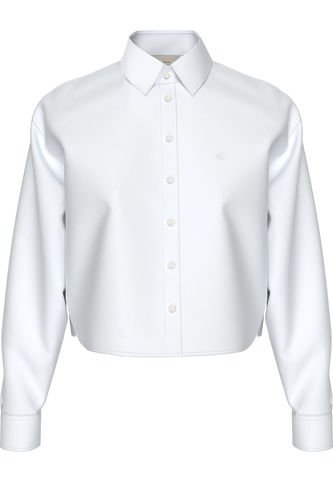 Camisa Blanca De Popelina De Manga Larga Calvin Klein Calvin Klein