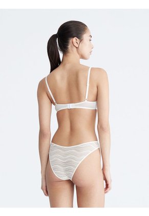 Pantie De Encaje Mujer Blanco Calvin Klein