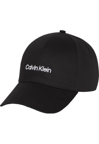 Gorra Negra Con Logotipo Bordado Calvin Klein Calvin Klein