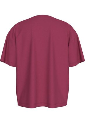 Camiseta Niña Morado Boxy De Algodón Calvin Klein