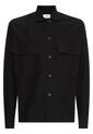 Sobrecamisa Negra De Sarga Boxy Calvin Klein de Calvin Klein