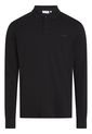 Polo Negro Slim De Manga Larga Para Hombre Calvin Klein de Calvin Klein