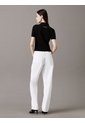 Top Negro Tipo Polo Cropped De Punto Liso Calvin Klein de Calvin Klein