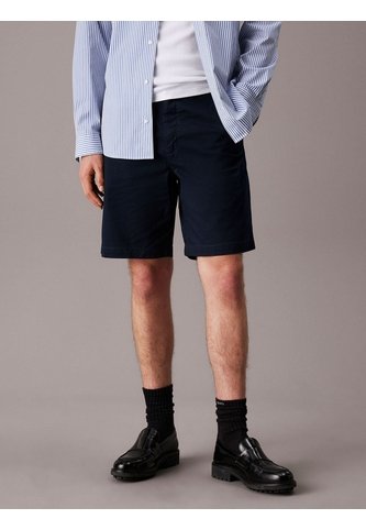 Bermudas Azul Chinos De Sarga Suave Calvin Klein Calvin Klein