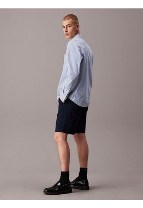 Bermudas Azul Chinos De Sarga Suave Calvin Klein