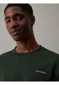 Camiseta Verde Con Micro Logo Calvin Klein de Calvin Klein