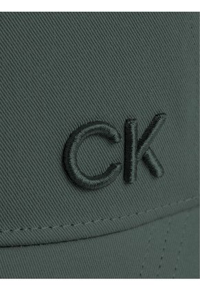 Gorra Verde Con Monograma Bordado Calvin Klein