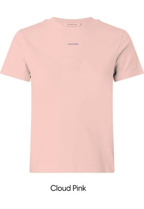 Camiseta Rosa Manga Corta 20s Classic Logo Calvin Klein
