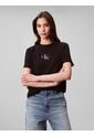Camiseta Negra Classic Con Monograma Calvin Klein de Calvin Klein