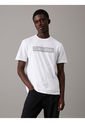 Camiseta Blanca Con Logo En Caja Calvin Klein de Calvin Klein