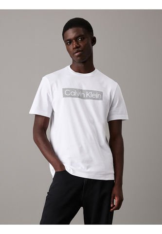Camiseta Blanca Con Logo En Caja Calvin Klein Calvin Klein