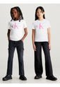 Camiseta Niño Blanca Unisex Con Logo Calvin Klein de Calvin Klein