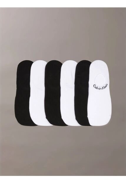 Pack Blanco De 6 Medias Marled Calvin Klein