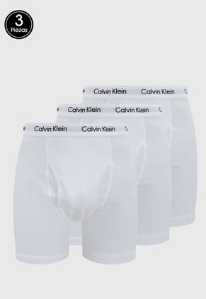 Bóxer Trío Blanco-Negro Calvin Klein