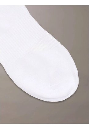 Pack Blanco De 6 Medias Con Logotipo Calvin Klein