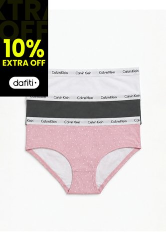 Paquete Multicolor De 3 Hipster Para Niñas Calvin Klein Calvin Klein