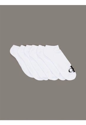 Pack Blanco De 6 Medias Monogramed Cushion Crew Calvin Klein