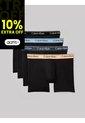 Pack Negro De 4 Bóxers Brief - Microfiber Stretch Calvin Klein de Calvin Klein