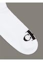 Pack Blanco De 6 Medias Monogramed Cushion Crew Calvin Klein de Calvin Klein