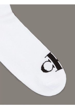 Pack Blanco De 6 Medias Monogramed Cushion Crew Calvin Klein