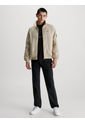 Chaqueta Bomber De Poliéster Reciclado Hombre Beige Calvin Klein de Calvin Klein
