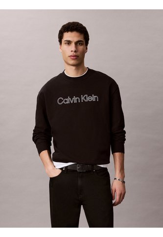 Saco Negro Con Gráfico De Logo Calvin Klein Calvin Klein