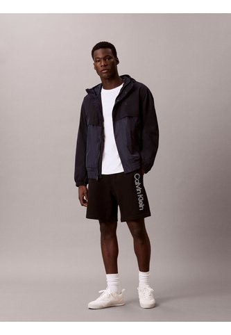 Pantaloneta Negra De Punto Con Gráfico Calvin Klein Calvin Klein